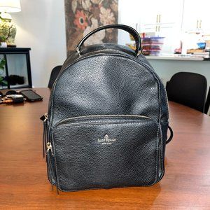Kate Spade Mini Nicole Larchmont Avenue Leather Backpack - Black